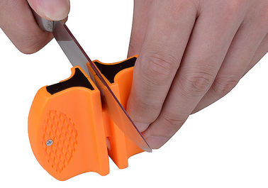Mini Pocket Orange Tungsten Carbide Knife Sharpener For Outdoor Sport Metal Knife