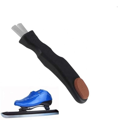 Affûteuse portative noire compacte de patin pour le patin de hockey sur glace 4 x 1 x 1 pouces